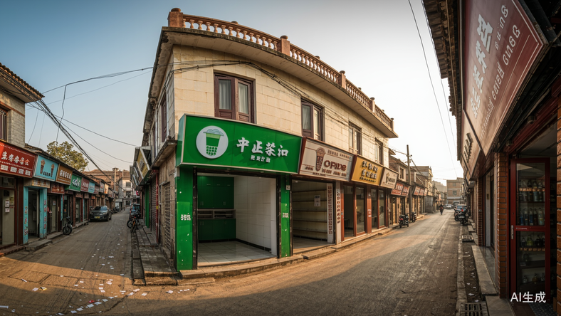 益禾堂不放过每一条乡镇商业街
